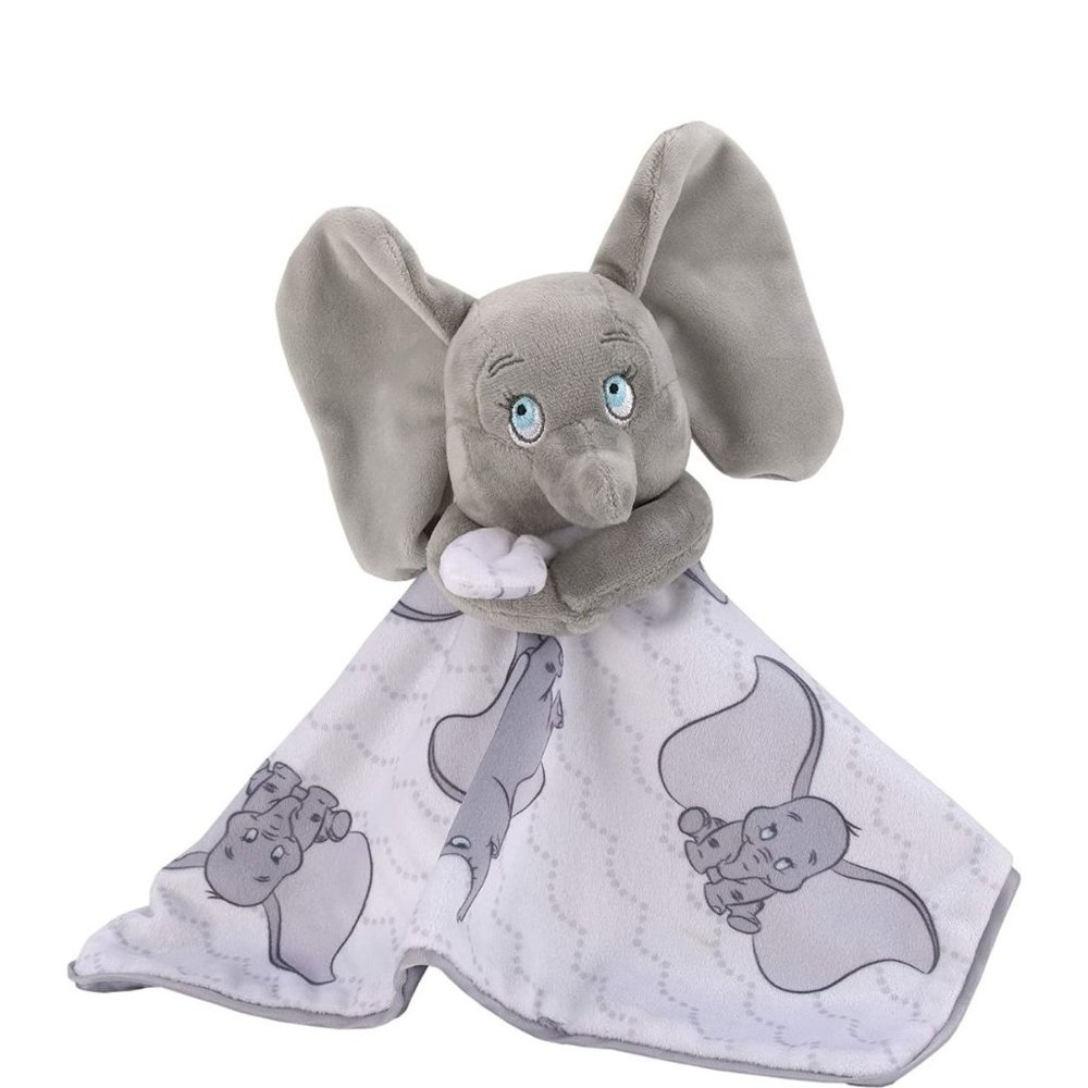 Disney Dumbo Gray White Sherpa Baby Blanket & Lovie 2 Piece Set NWT - Picture 4 of 6